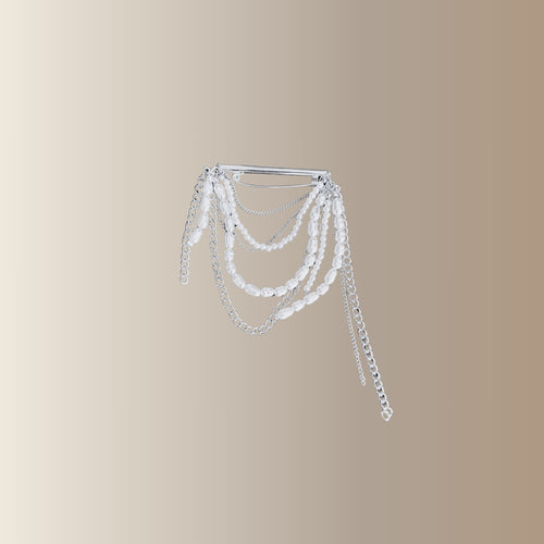 ATHÉA – Broche perles blanches