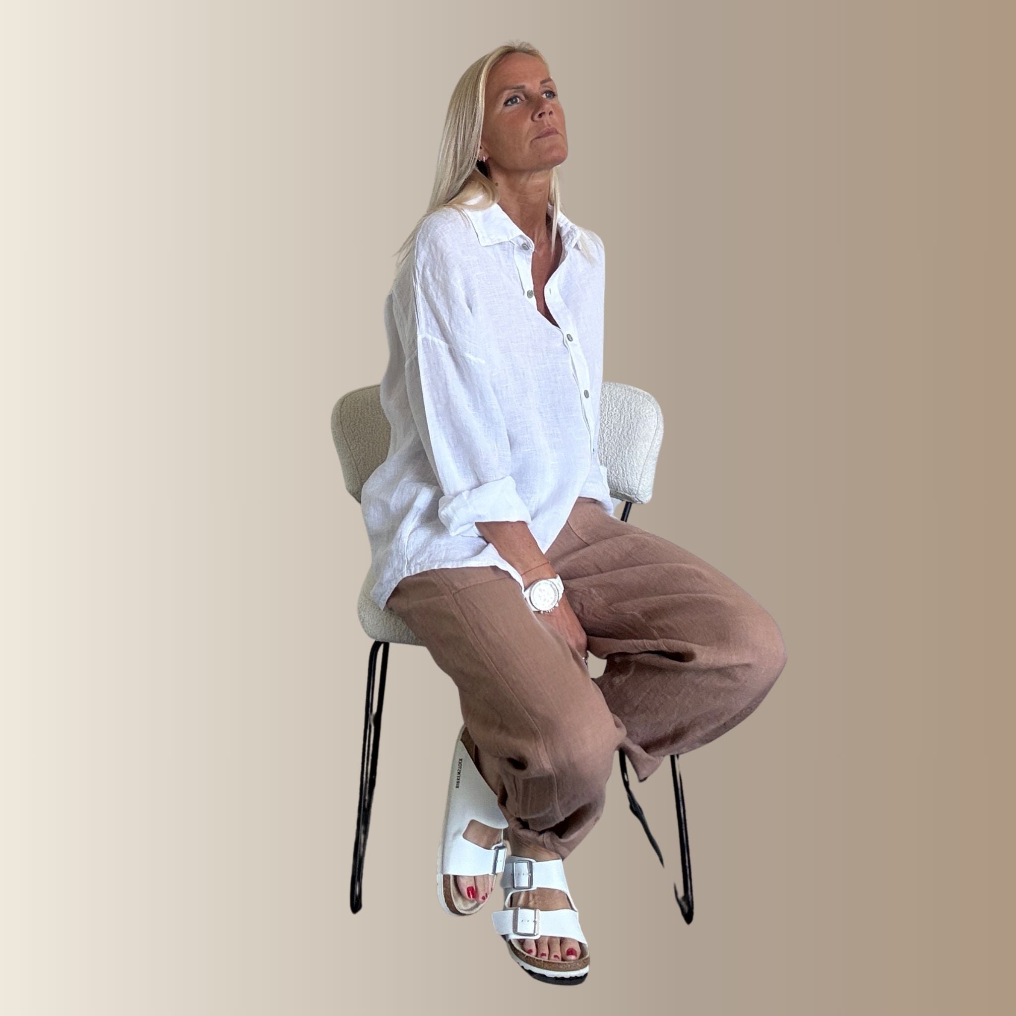 ALMA BLANCHE – Chemise en lin