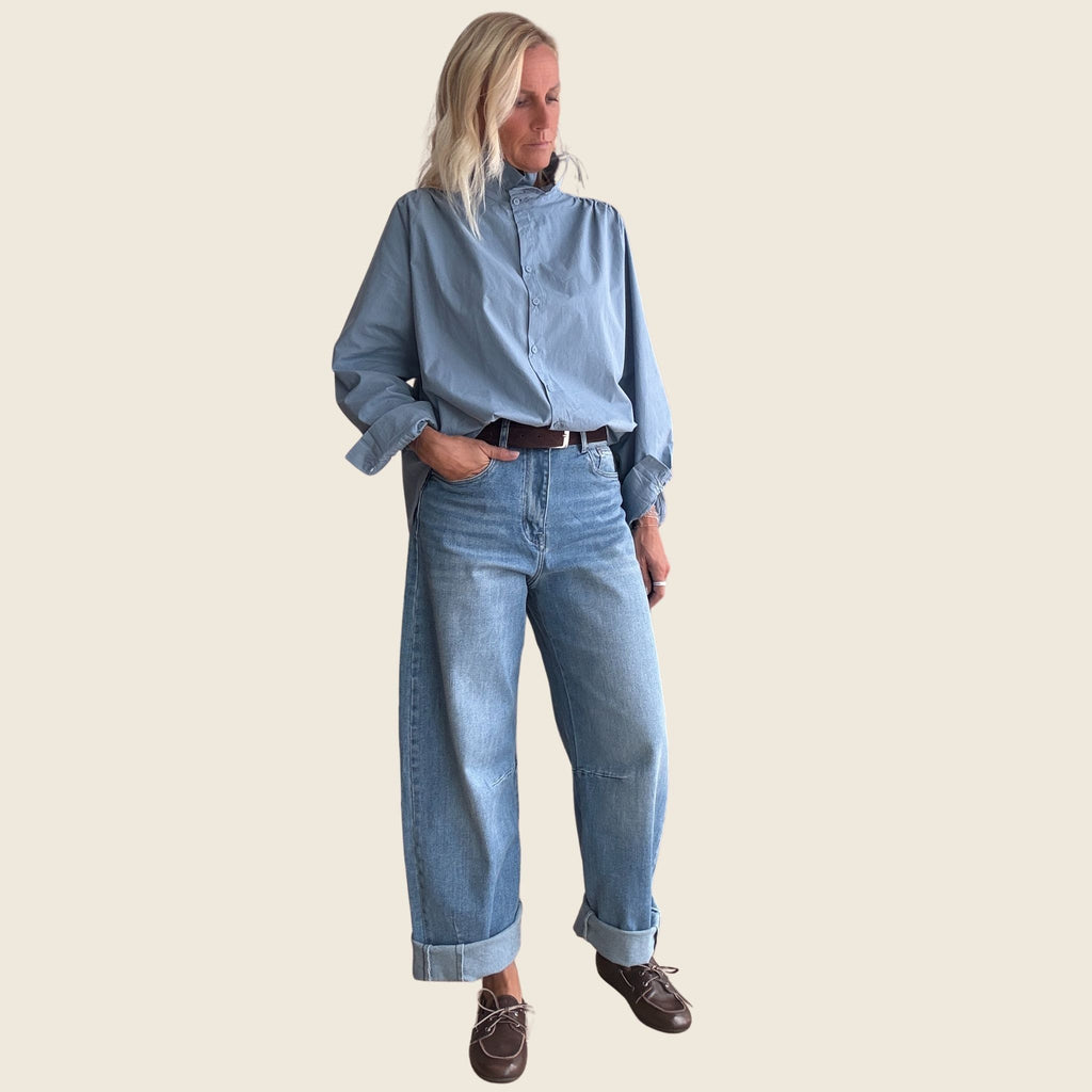 Chemise Soléa bleue