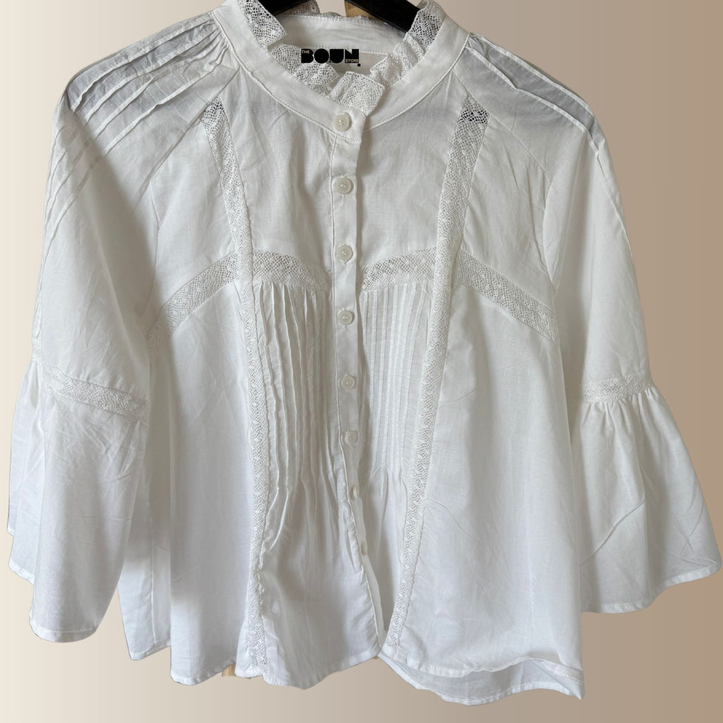 NYLA BLANCHE – Chemise en voile de coton