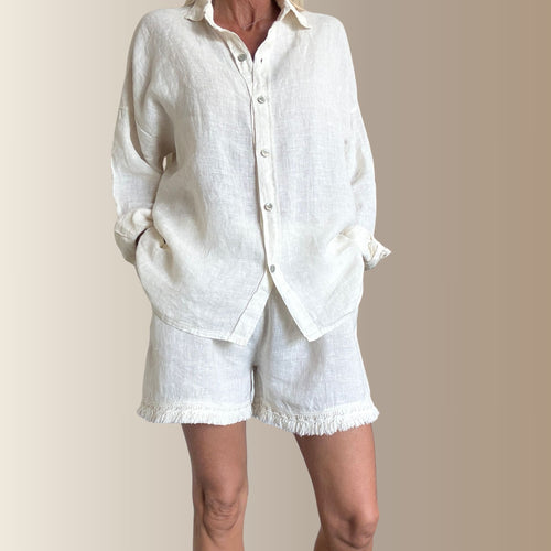 ALMA ÉCRUE – Chemise en lin