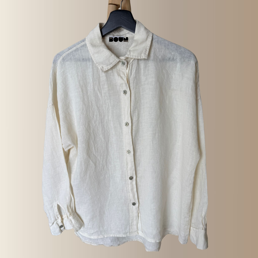 ALMA ÉCRUE – Chemise en lin