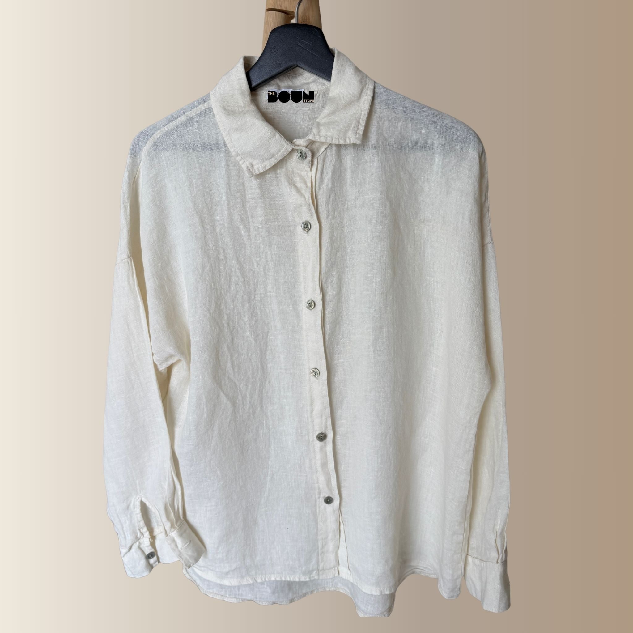 ALMA ÉCRUE – Chemise en lin