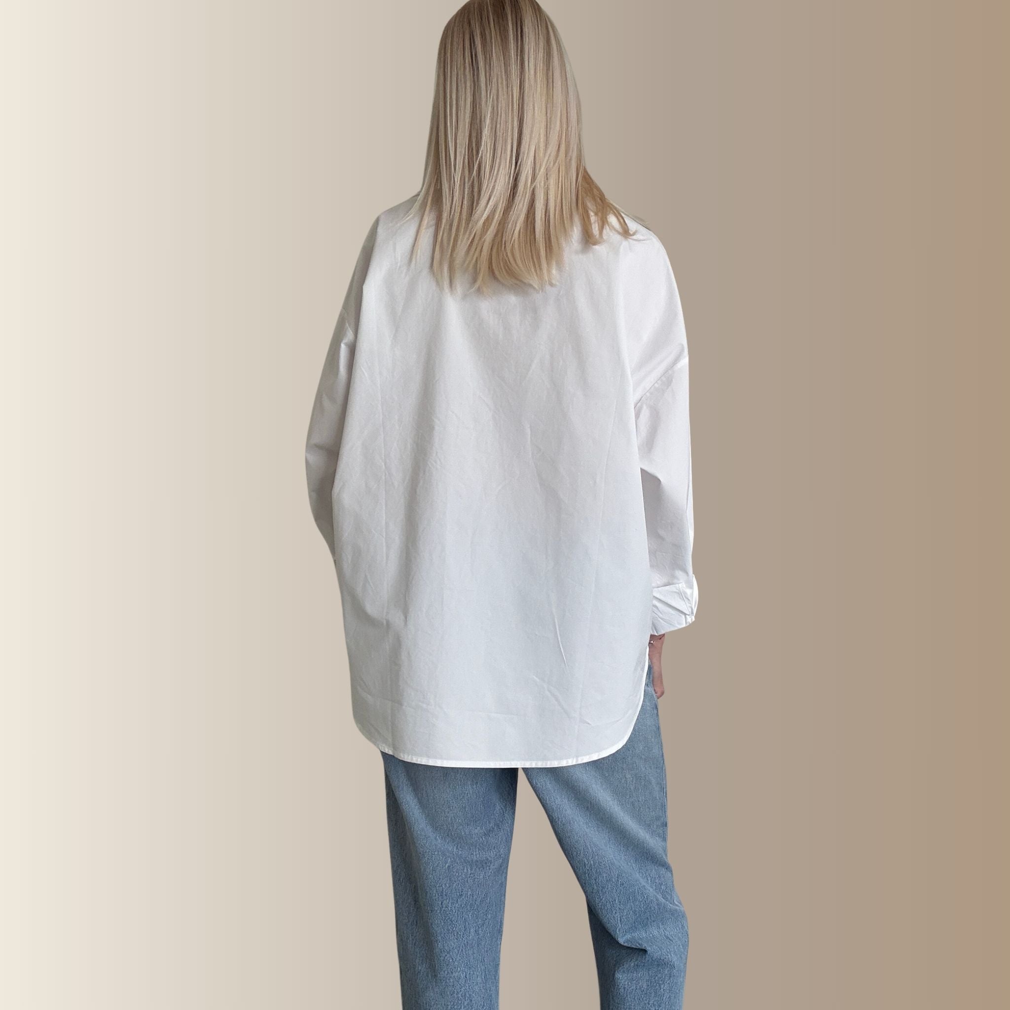 THÉLYA BLANCHE– Chemise oversize