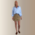 THÉLYA BLEUE – Chemise oversize
