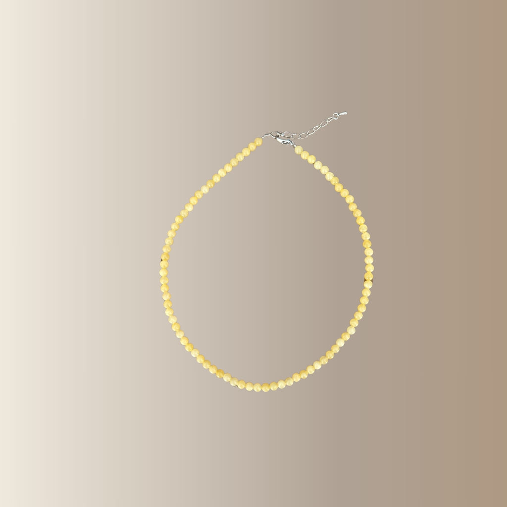 NILO JAUNE – Collier de perles
