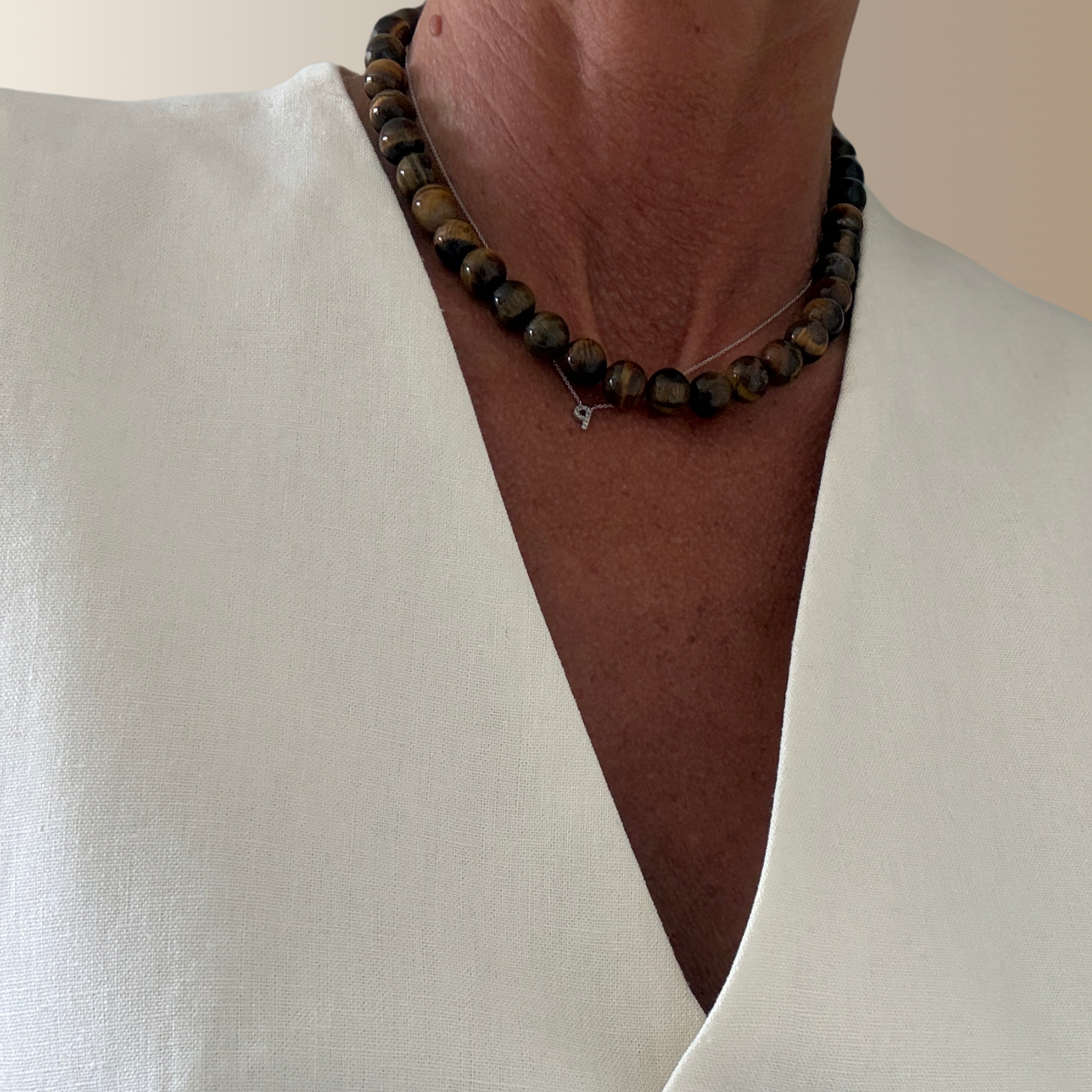SIREL MARRON – Collier de perles