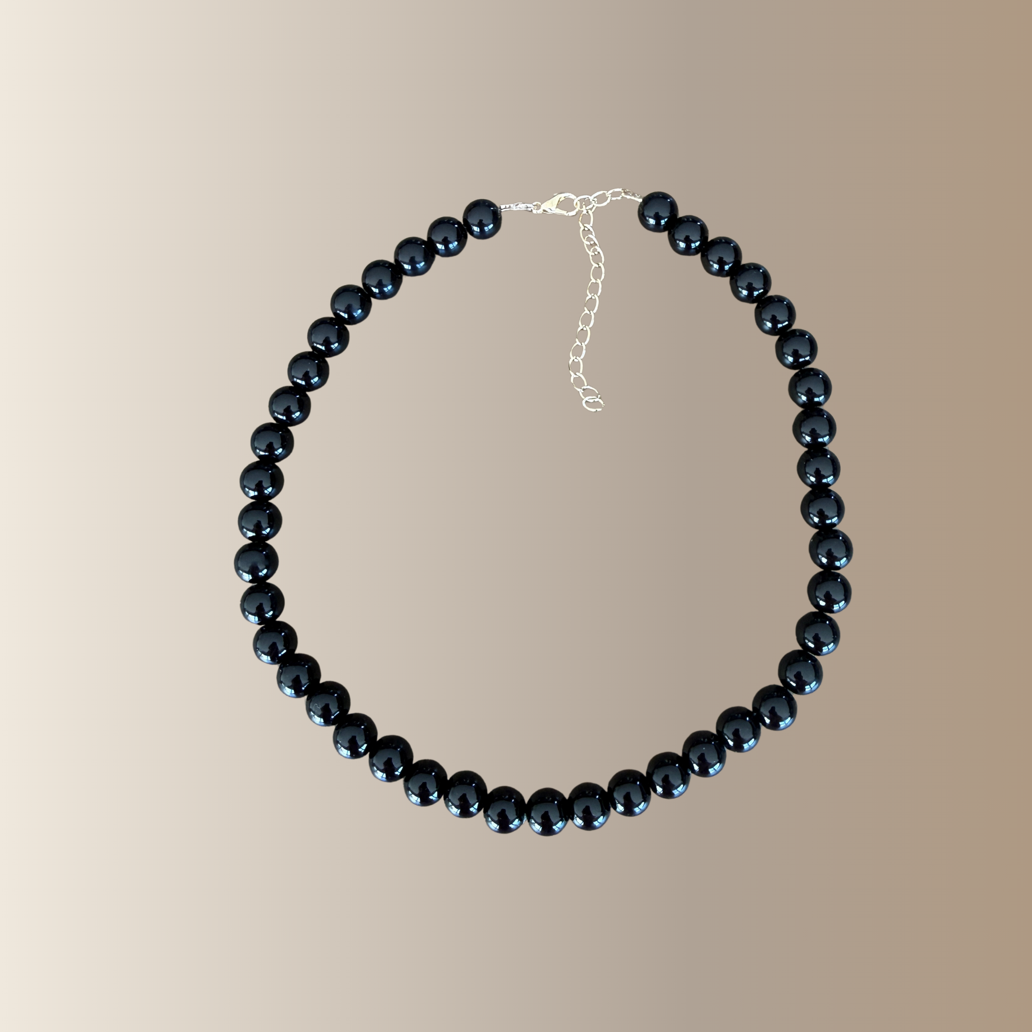 SIREL NOIR – Collier de perles