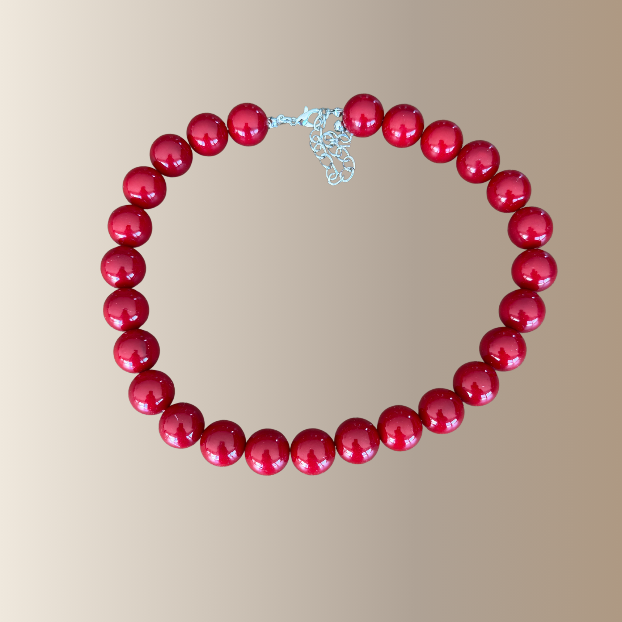 VAËL ROUGE – Collier de perles