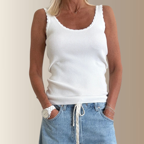 CASSIAN BLANC – Débardeur dos nu