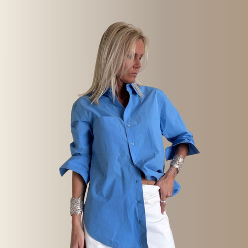 AMÉLUNE - Manchette argentée effet dentelle