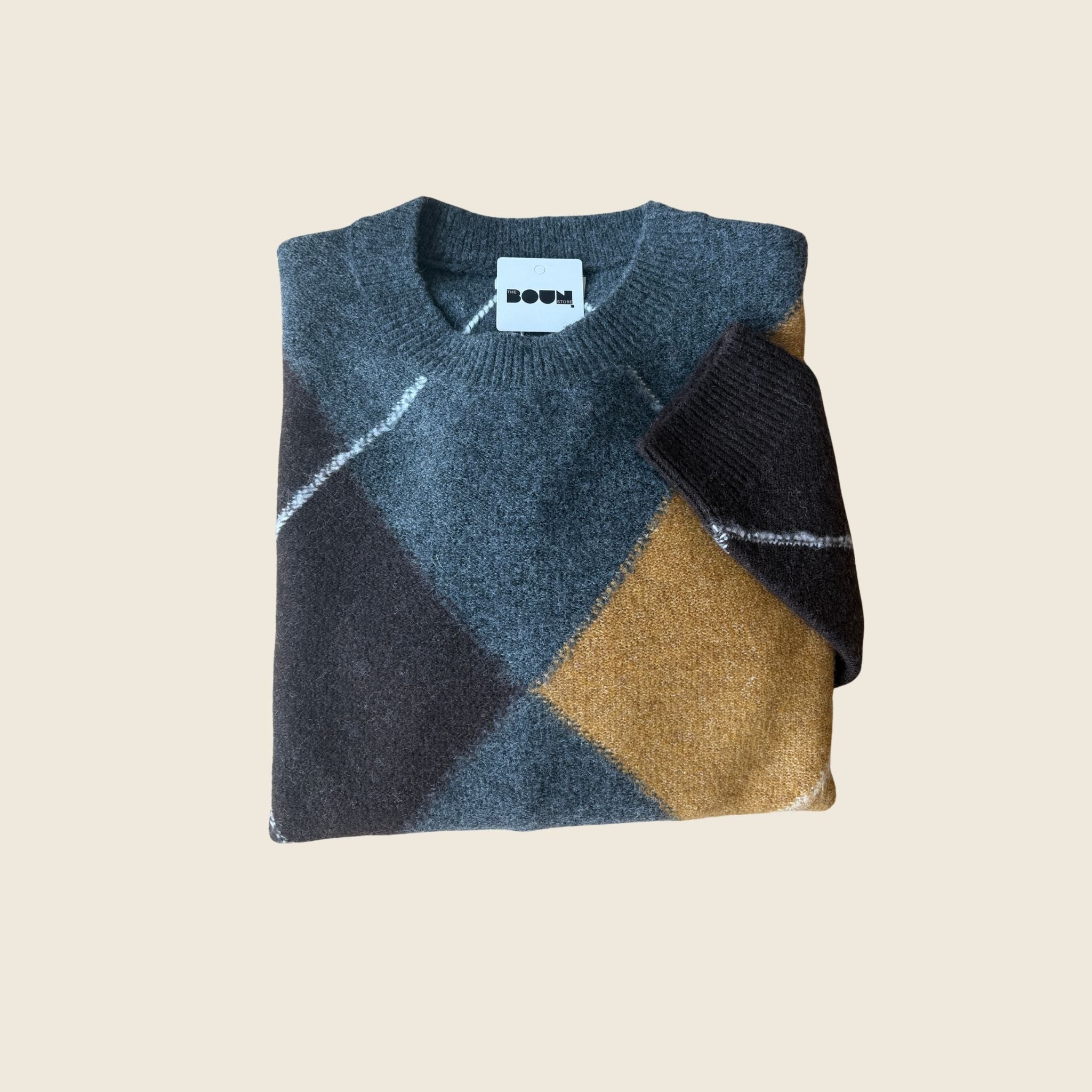 Pull Celyr gris/marron