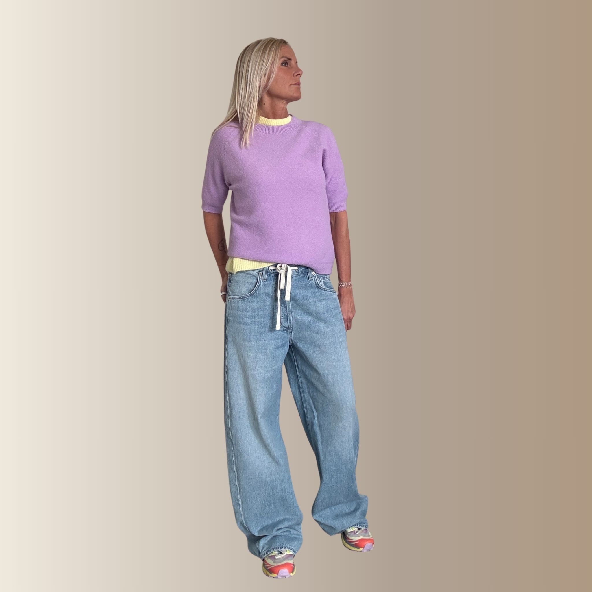 HECTOR LILAS– Pull manches courtes