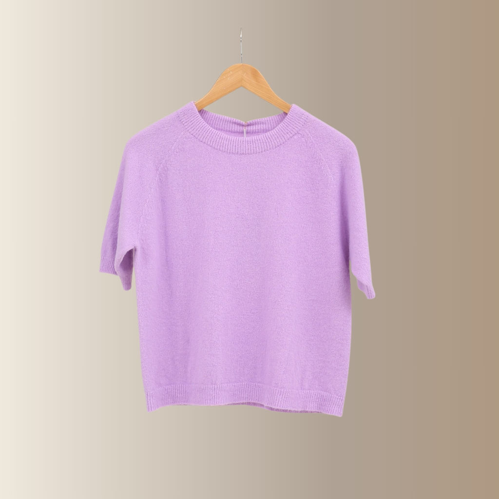 HECTOR LILAS– Pull manches courtes