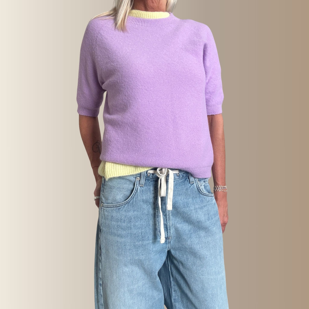 HECTOR LILAS– Pull manches courtes
