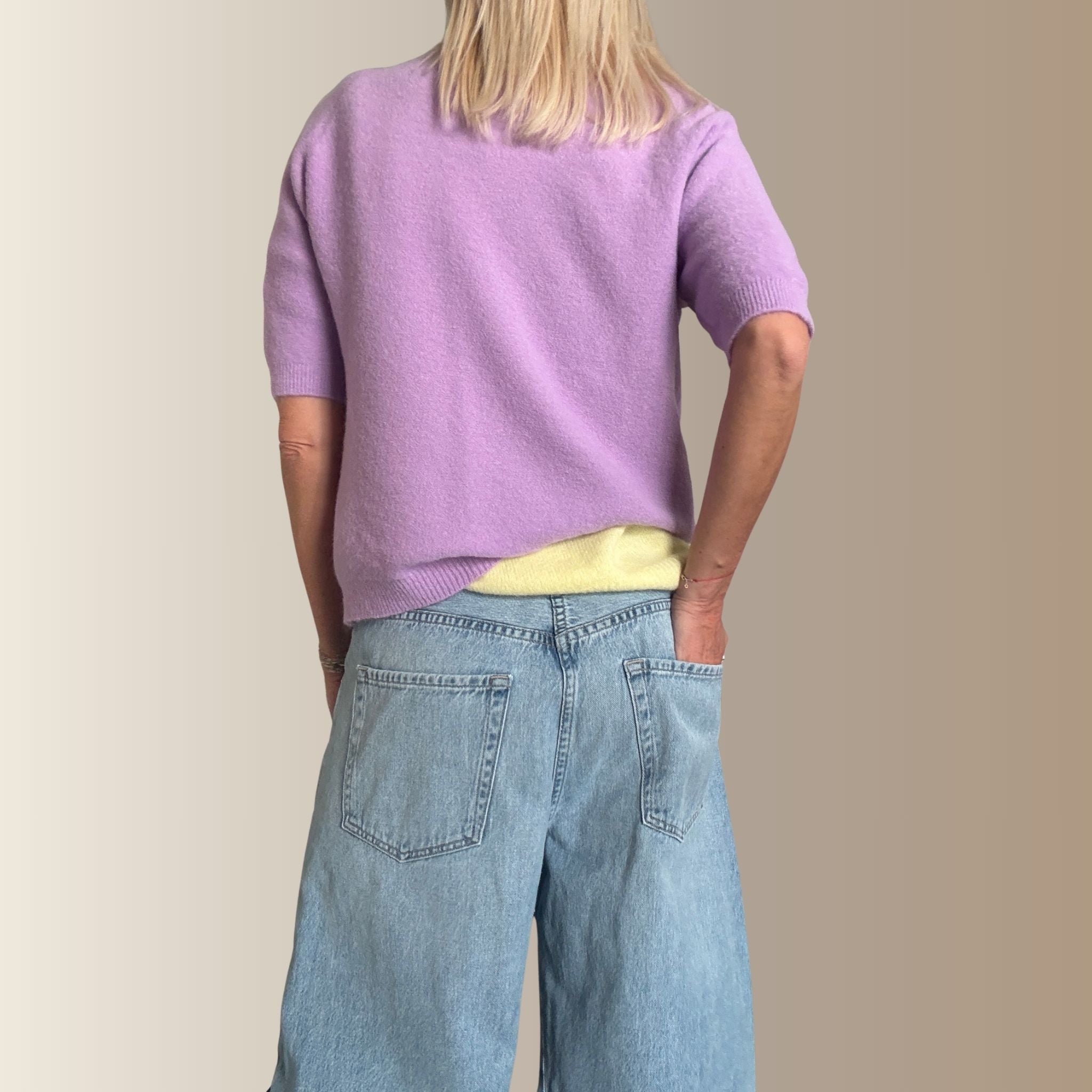 HECTOR LILAS– Pull manches courtes