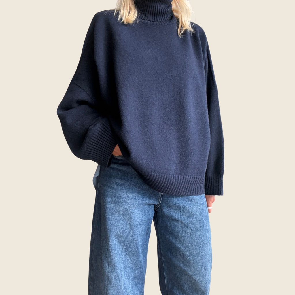 Pull Orvyn bleu marine