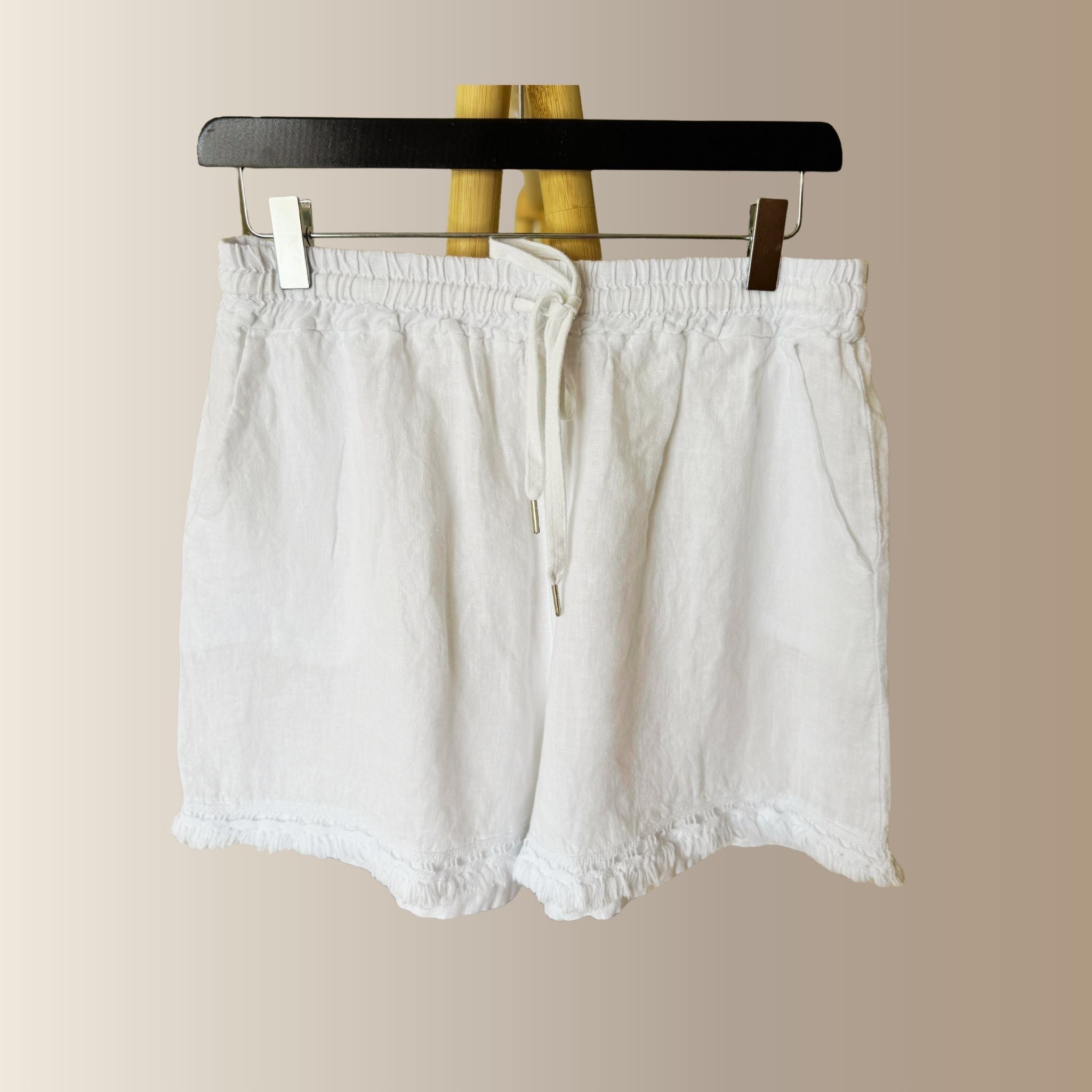 NINO BLANC – Short en lin