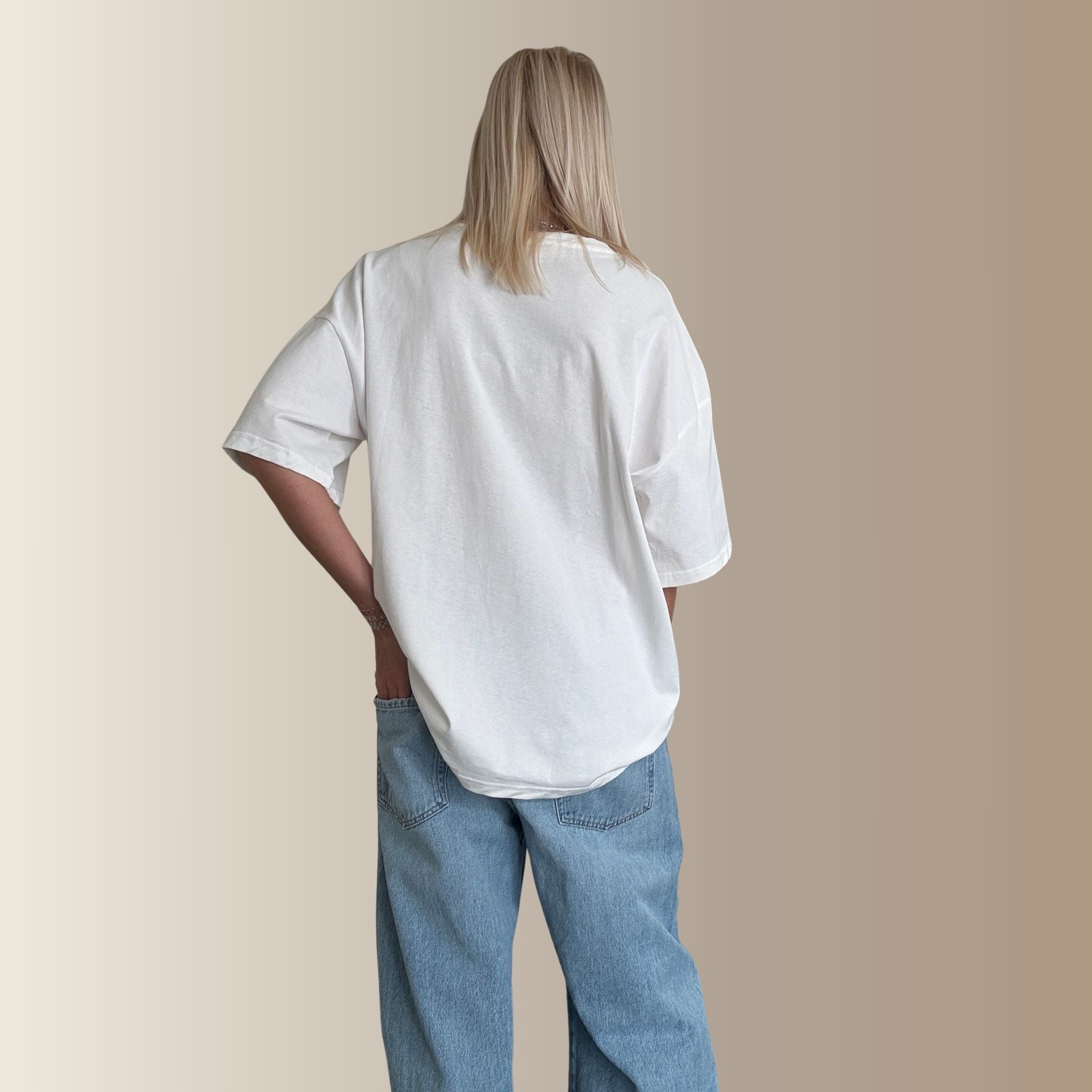 CÉLIAN BLANC– T-shirt oversize