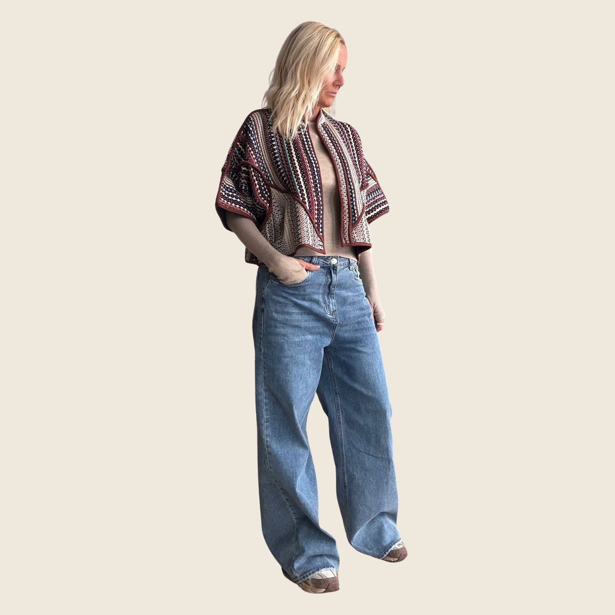 Veste Novalya multicolore