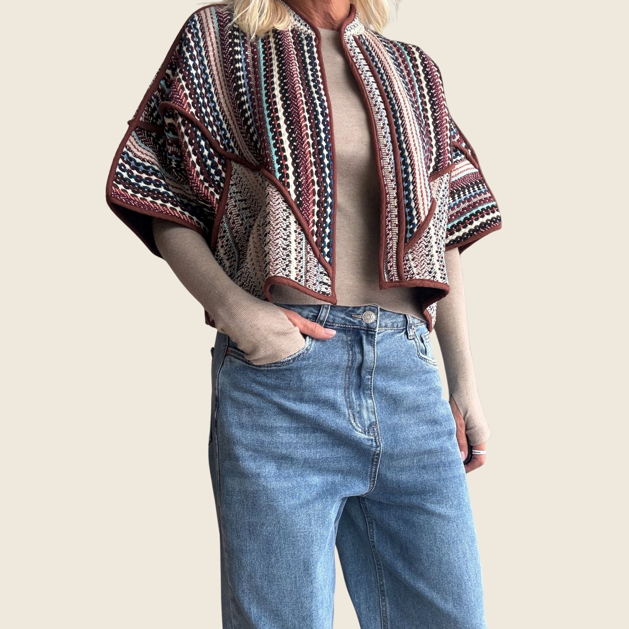 Veste Novalya multicolore