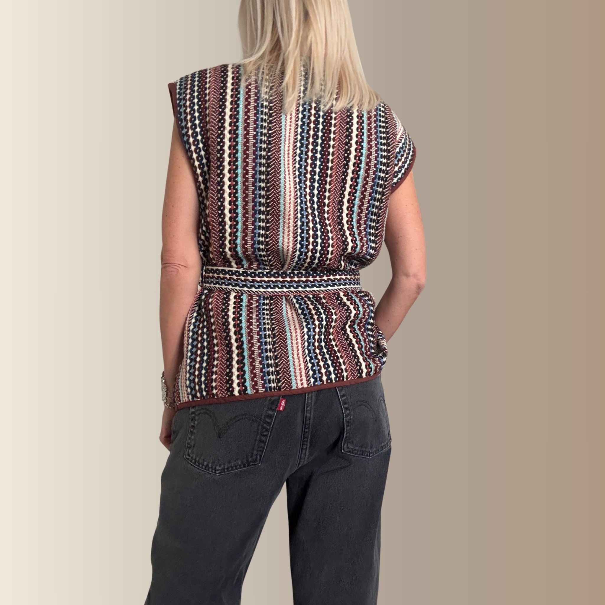 NAVARO MULTICOLORE - Veste sans manches ethnique